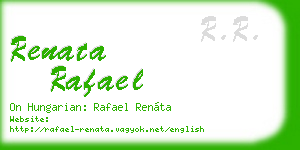 renata rafael business card